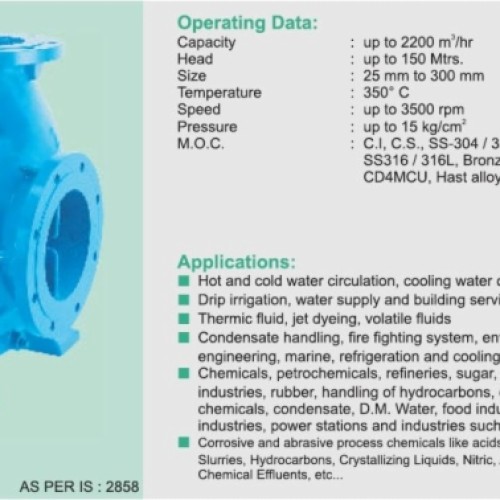 Chemical process pump